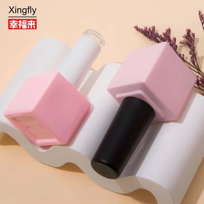 Bom preço 5 ml de frasco pequeno de esmalte de unhas com garganta de vidro e rótulo de papel on-line