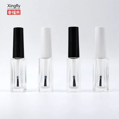 Bom preço Colar de vidro 6 ml Gelado vazio Botalhas de polimento com tampa de parafuso Cor transparente on-line