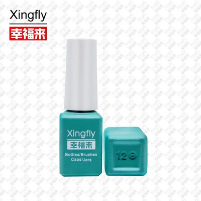 Bom preço Botão de esmalte de unhas compacto de 6 ml com colar de vidro e tampa de parafuso on-line