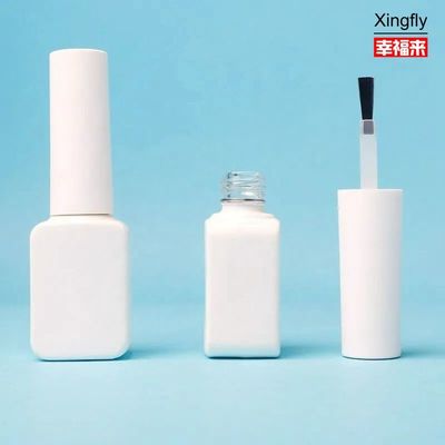 Bom preço Garrafa de vidro redondo de 8 ml com escova e tampa on-line