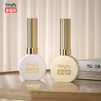Bom preço 15 ml garrafa de esmalte de unhas revestimento branco redondo UV gel esmalte de unhas garrafa de vidro para esmalte de unhas on-line
