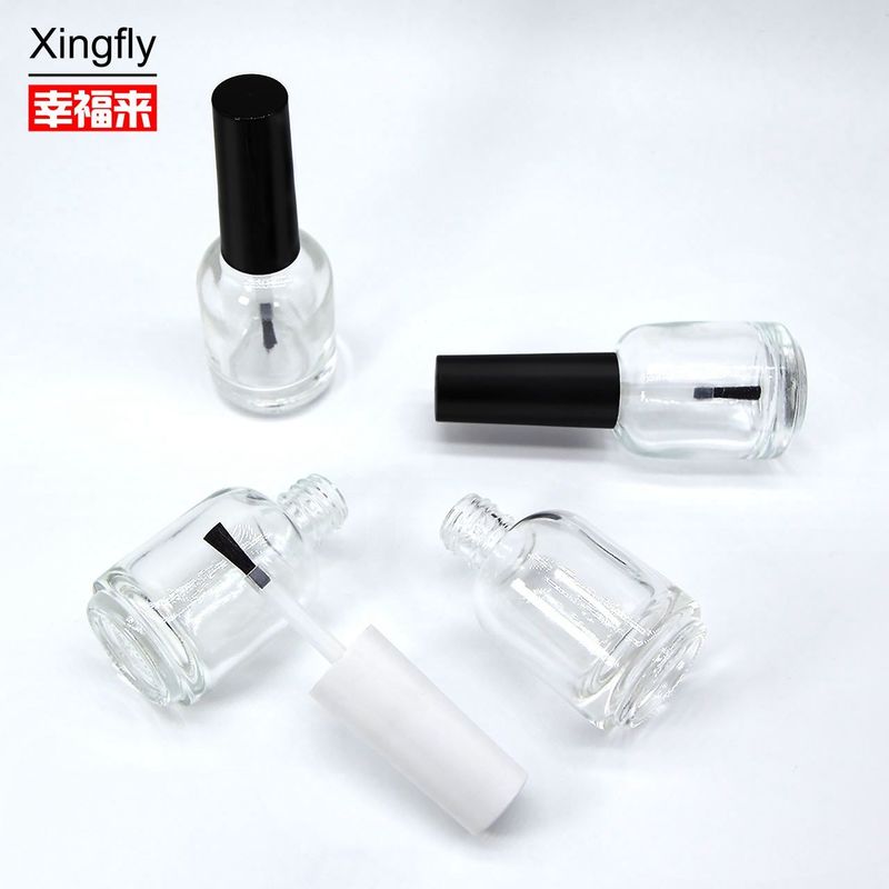 15 ml Botão redondo de esmalte UV Gel Botão de esmalte com tampa e escova