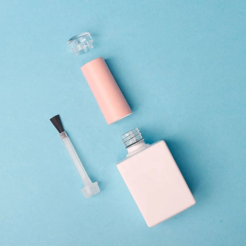 Eco 15 ml garrafa de esmalte para unhas para armazenamento e aplicação de esmalte de gel