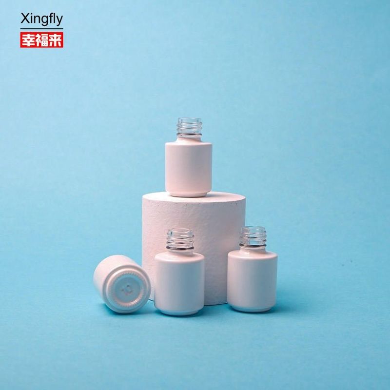 5 ml garrafas de esmaltes personalizados vidro redondo vazio Gel de cor Gel de esmaltes