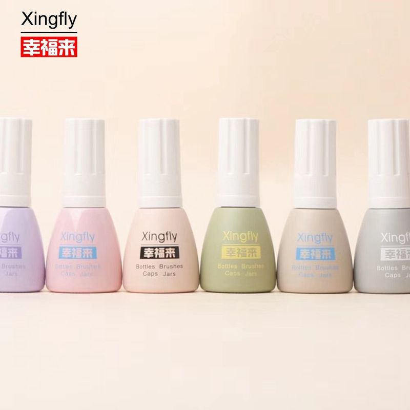 12 ml de óleo de vidro de luxo branco para unhas de garrafa de óleo de garrafa