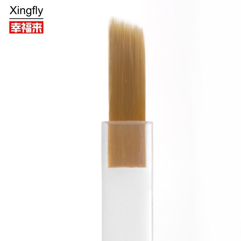 Escova de esmalte de unhas Escova de substituição de arte de unhas com cabelo de fibra de nylon durável e flexível
