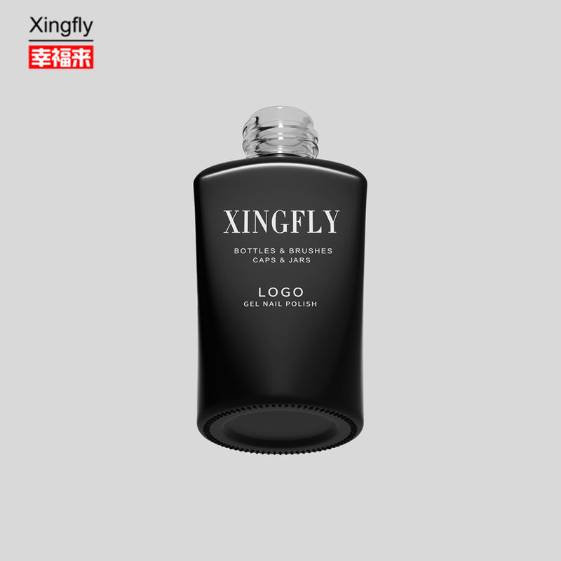 12 ml Botão de esmalte de unhas Top Coat Esmalte de unhas Cosmético Embalagem gel botão de vidro de esmalte de unhas
