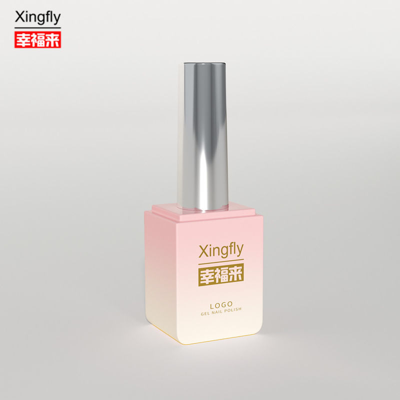 Gelador Quadrado Gelador UV 13ml Gelador Vazio Quadrado Gelador de unhas Gelador Quadrado com tampa de escova