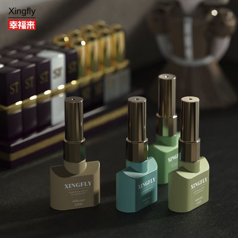 Garrafa de 12 ml de esmalte de unhas esvaziado Esmalte de unhas UV Gel Esmalte de vidro com escova de tampa