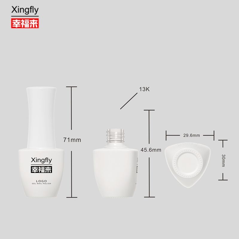 8 ml garrafas de esmaltes UV vidro vazio garrafas de esmaltes com tampa do pincel
