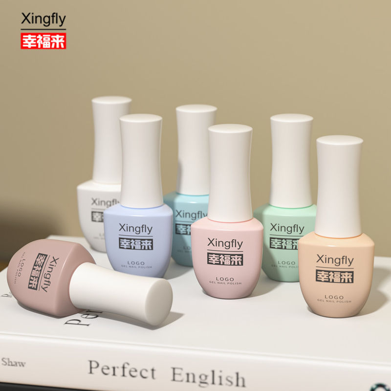 8 ml garrafas de esmaltes UV vidro vazio garrafas de esmaltes com tampa do pincel