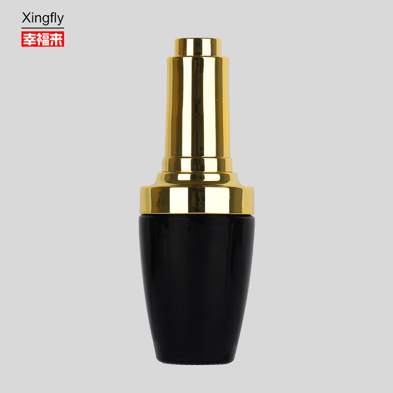 Garrafas de esmalte de unhas de 14 ml Gelas de esmalte de vidro com tampa e escova