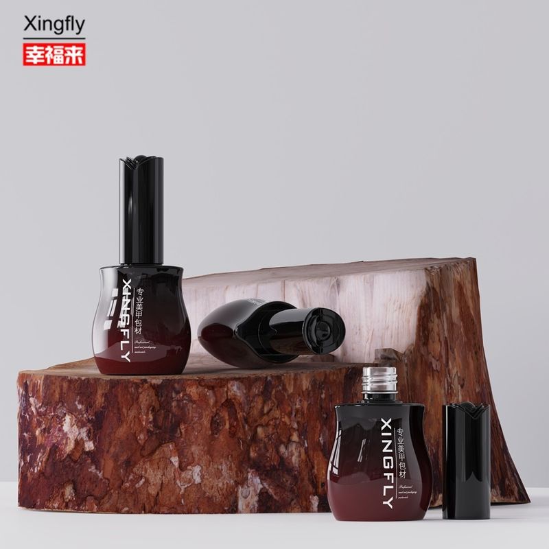 12 ml Botão de esmalte para unhas Gel Botão de esmalte UV Gel recipientes cosméticos vazios Gel Botão de esmalte