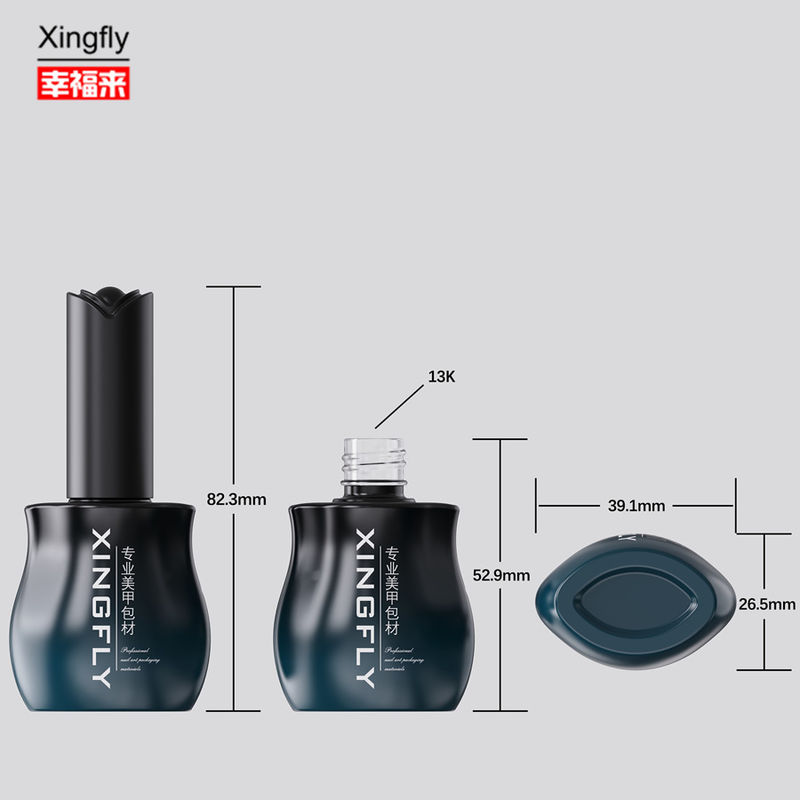 12 ml Botão de esmalte para unhas Gel Botão de esmalte UV Gel recipientes cosméticos vazios Gel Botão de esmalte