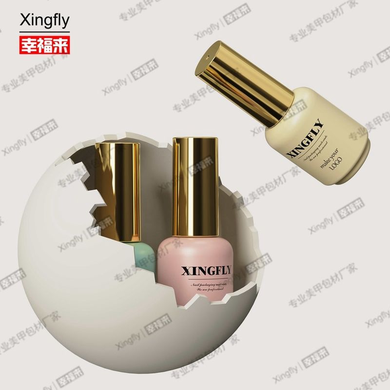 17 ml de esmalte de gel de unhas redondo arte de unhas personalizado LOGO esmalte de gel de unhas embalagem frasco