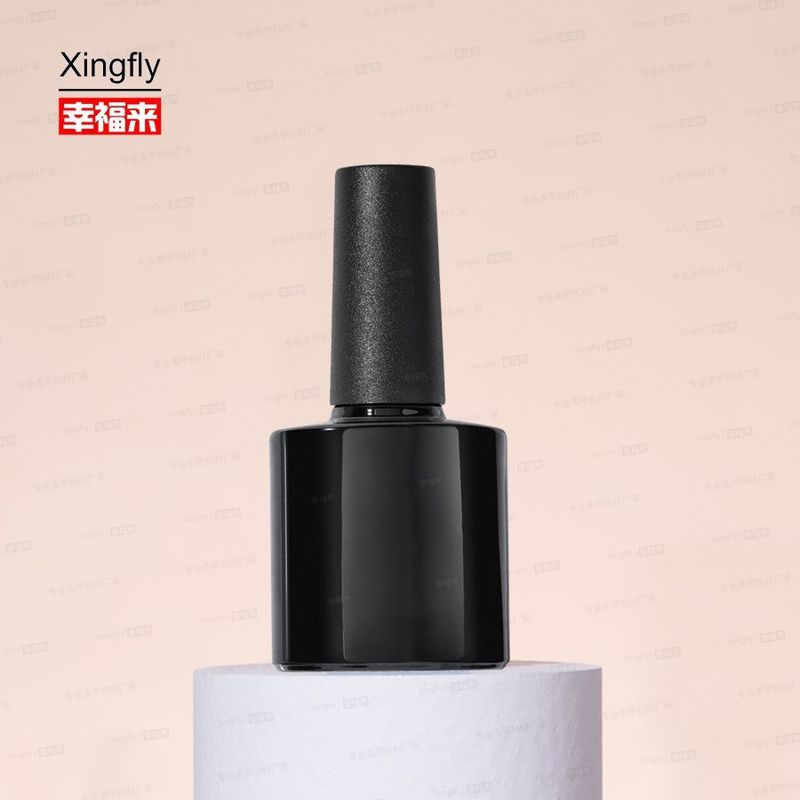 8ml Gel Polish frasco de vidro vazio com escova de tampa fábrica atacado para UV Gel Polish de unhas