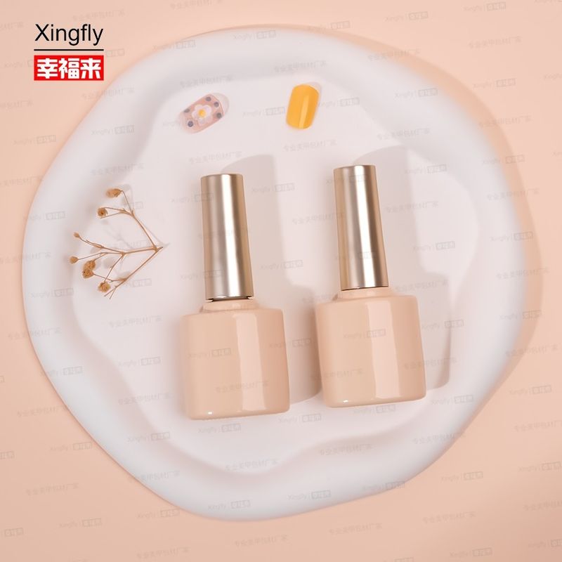 Logotipo personalizado 10ml Gel de unhas Polonês garrafa de óleo garrafas de vidro vazias Para esmalte de unhas