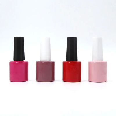 Material de base de vidro para garrafa de 7 ml de esmalte de unhas com escova certificado REACH