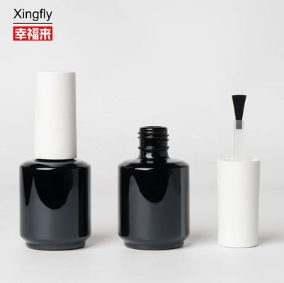 Garrafa 8 ml Botão de esmalte de unhas Gel vazio Botas de esmalte de gel escova precisa
