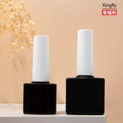 Garrafas de vidro quadrado UV Gel vazio de polonês de qualidade profissional