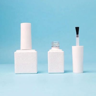 Cosmético Gel Branco Polonês de Unhas Botão 12 ml para Gel de Manicure em Embalagem