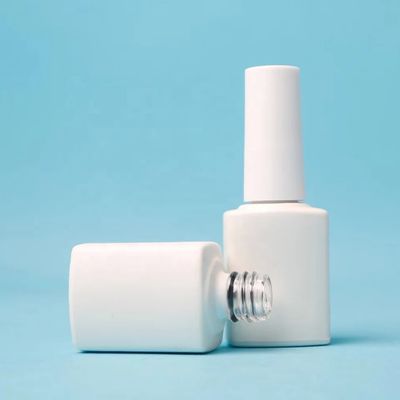 Material de vidro Gel Botelha Quadrada Cosmética com Revestimento de Spray