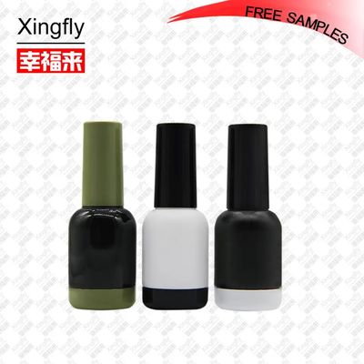 Botão de esmalte de unhas de vidro recarregável vazio para profissionais