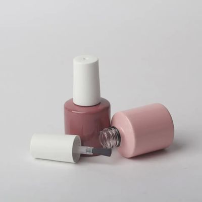 Embalagem de cosméticos 7 ml garrafa de esmalte de unhas com material de vidro