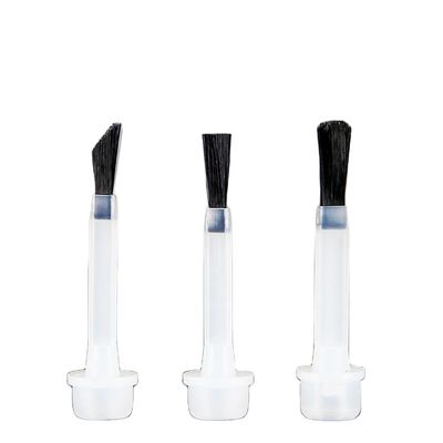 Pintura de unhas em preto e branco, material de nylon em forma de arco