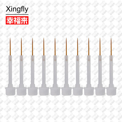 Xingfly Nail Art Polish Borracha fina de cabelo de nylon Material de manuseio de plástico