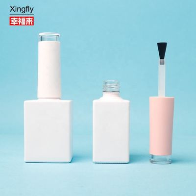 15 ml de esmalte de unhas Xingfly garrafas de vidro vazias com escova e tampa de plástico