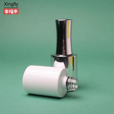 Bom preço Vidro 15ml garrafa de esmaltes personalizado revestimento UV com escova e tampa on-line