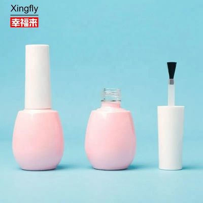 15 ml de garrafas vazias de gel de unhas botelhas personalizadas de vidro cosmético com escova