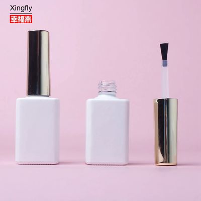 15 ml de gel redondo botões de esmalte de unhas logotipo personalizado para escova e tampa