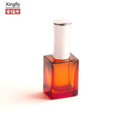 Gelado personalizado de 10 ml Botão de esmalte de unhas vidro vazio claro com tampa do pincel
