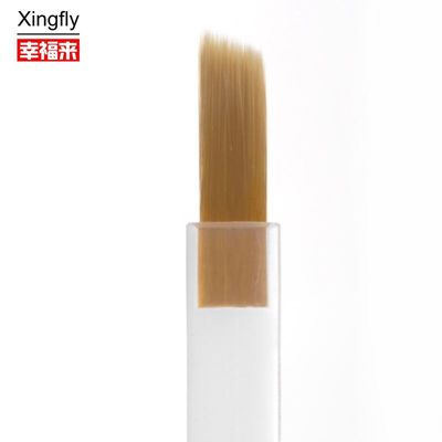 Escova de esmalte de unhas Escova de substituição de arte de unhas com cabelo de fibra de nylon durável e flexível