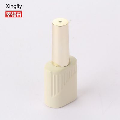 10 ml de gel de unhas botelha de vidro de polimento de cores personalizadas botelha vazia com tampa de escova