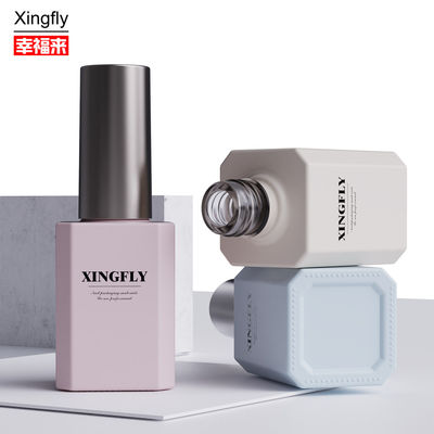 15 ml garrafa de esmalte UV embalagem cosmética garrafas vazias de esmalte com escova