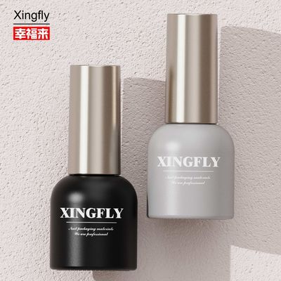 Bom preço 14 ml garrafa de esmalte de unhas vidro vazio esmalte UV gel embalagem cosmética garrafas on-line