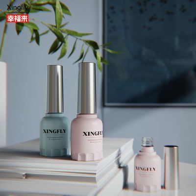 12 ml frasco de esmalte de unhas recipiente redondo UV gel esmalte de unhas frasco de vidro