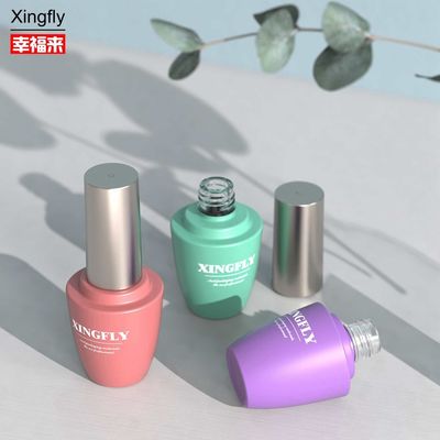 15 ml de vidro vazio Botalhas de esmalte para unhas Gel Embalagem Cosmética Gel Botalha de esmalte para unhas de vidro