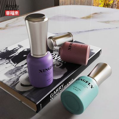 10 ml garrafa de esmalte de unhas vazia embalagem de gel personalizada garrafa de vidro de esmalte de unhas