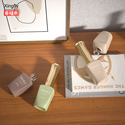 12 ml Botão de esmalte de unhas Top Coat Esmalte de unhas Cosmético Embalagem gel botão de vidro de esmalte de unhas