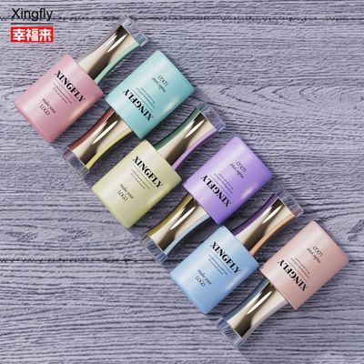 15 ml Botão de esmalte de unhas Botão redondo de esmalte de unhas Gel UV vazio Embalagem cosmética Botão de esmalte