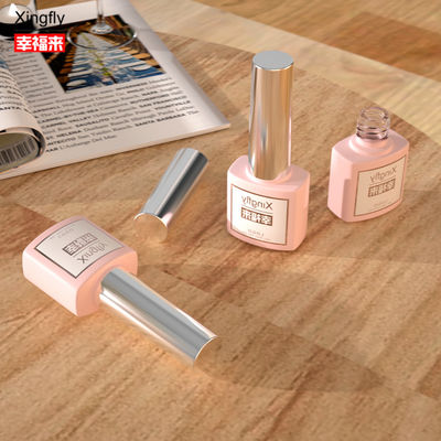7 ml frasco UV Gel de esmalte de unhas recipiente de esmalte quadrado frasco de vidro de esmalte de unhas vazio