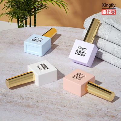 Bom preço Frascos de vidro de 15ml de verniz de gel UV, novo estilo, recipiente de verniz de gel, frascos quadrados on-line