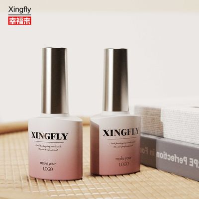 Bom preço 8 ml garrafa de esmalte de unhas Impressão personalizada de gel vazio garrafas de vidro de esmalte de unhas on-line