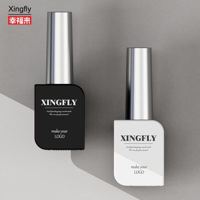 10 ml de recipientes de cosméticos vazios quadrados, frasco de gel de esmalte de unhas