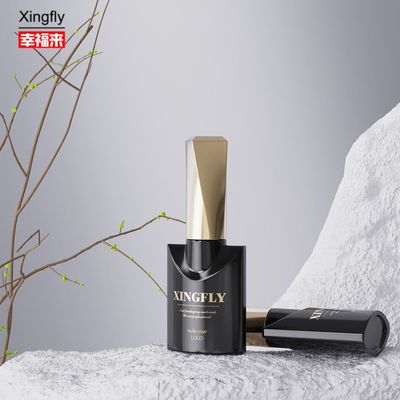 Garrafa de esmalte de unhas de 10 ml Custom Gel Vazio Garrafa de esmalte de unhas de vidro com tampa do pincel