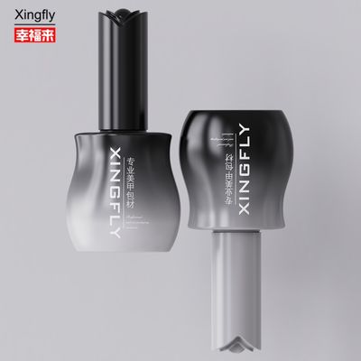 12 ml frasco de esmalte de unhas Gel vazio frasco de esmalte de unhas 12 ml com tampa e escova